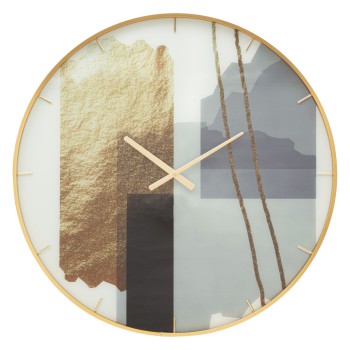 MONTRE À MOTIF EN VERRE