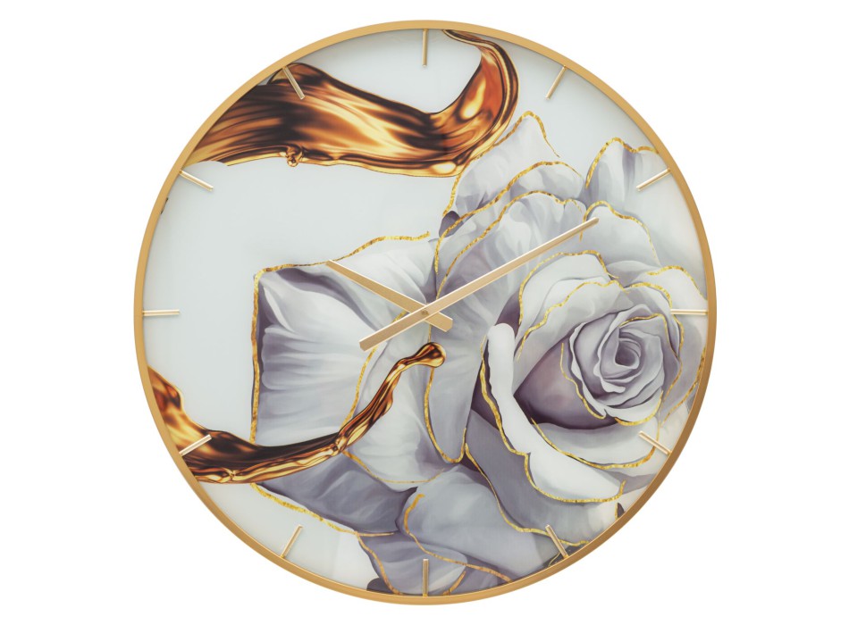 MONTRE ROSE EN VERRE