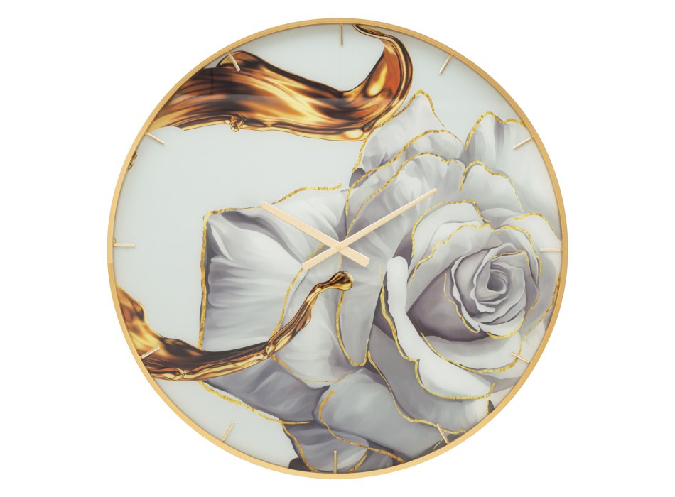 MONTRE ROSE EN VERRE