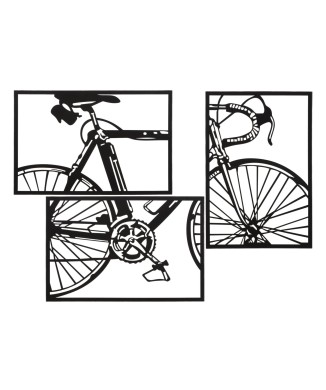 ENSEMBLE DE PANNEAUX MURAUX DE VÉLO 3PCS