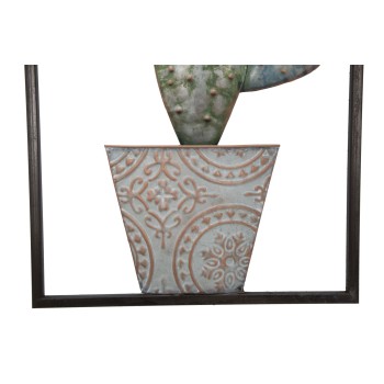 PANNEAU EN FER CACTUS-FRAME -A-