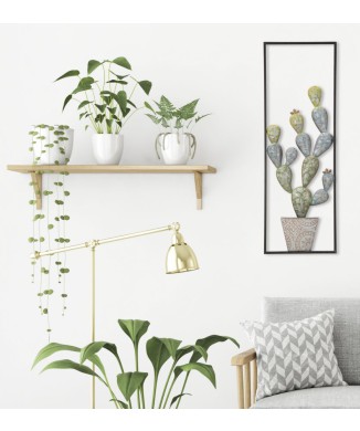 PANNEAU EN FER CACTUS-FRAME -A-