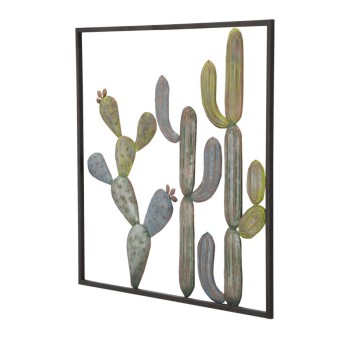 PANNEAU EN FER CACTUS-FRAME -C-