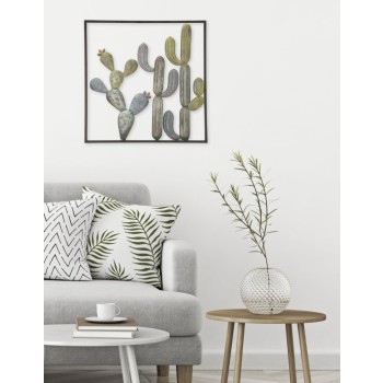 PANNEAU EN FER CACTUS-FRAME -C-