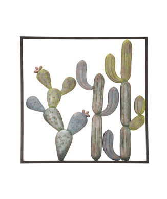 PANNEAU EN FER CACTUS-FRAME -C-