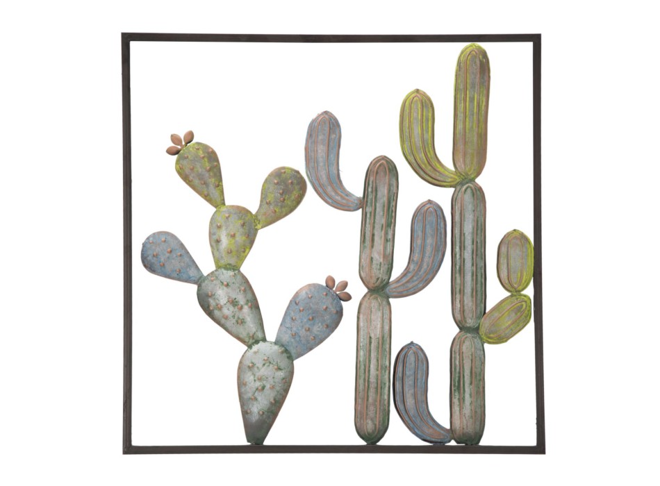 PANNEAU EN FER CACTUS-FRAME -C-