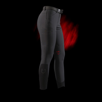 Pantalon slim femme Equestro Ridertechnology avec coutures thermosoudées