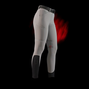 Pantalon slim femme Equestro Ridertechnology avec coutures thermosoudées