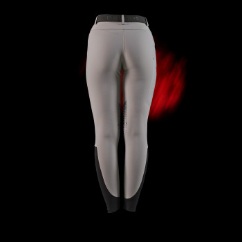 Pantalon slim femme Equestro Ridertechnology avec coutures thermosoudées