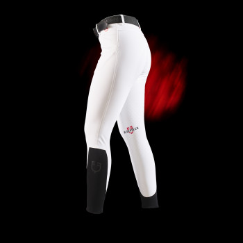 Pantalon slim femme Equestro Ridertechnology full grip