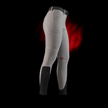 Pantalon slim femme Equestro Ridertechnology full grip