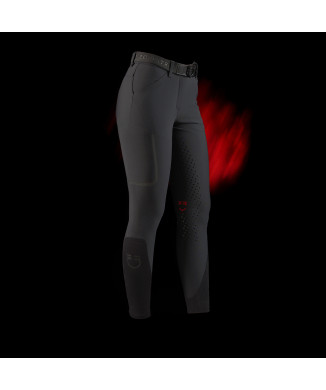 Pantalon slim femme Equestro Ridertechnology full grip