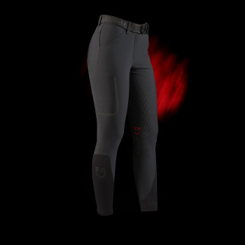 Pantalon slim femme Equestro Ridertechnology full grip