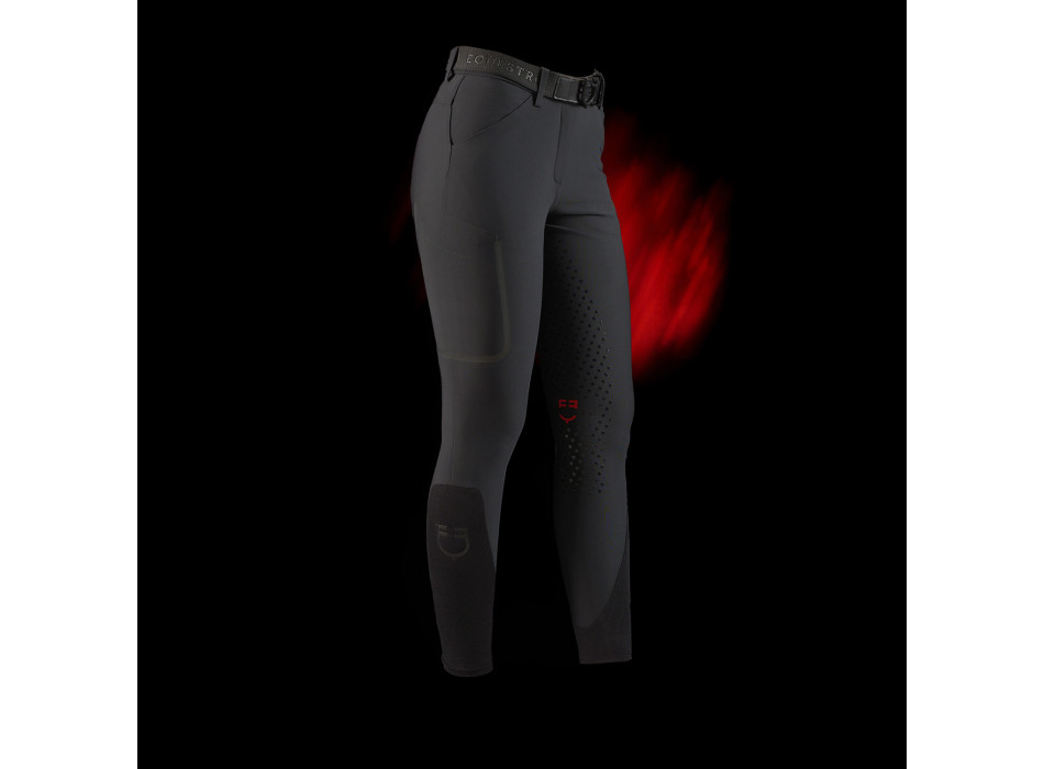 Pantalon slim femme Equestro Ridertechnology full grip