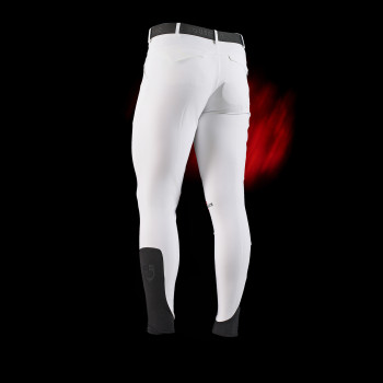 Pantalon slim homme Equestro Ridertechnology avec coutures thermosoudées