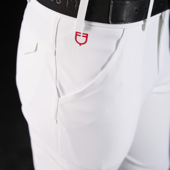 Pantalon slim homme Equestro Ridertechnology avec coutures thermosoudées