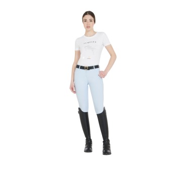 PANTALON D'ÉTÉ FEMME COUPE SLIM EN TISSU TECHNIQUE BI-ÉLASTIQUE