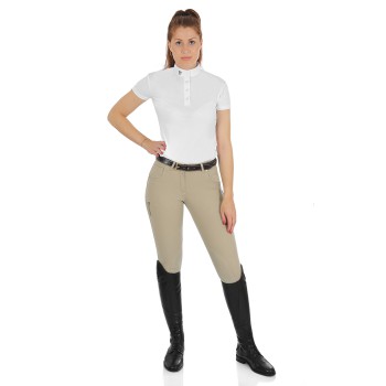 PANTALON MODÈLE COURSE FEMME EN COTON STRETCH