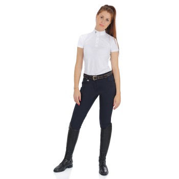 PANTALON MODÈLE COURSE FEMME EN COTON STRETCH