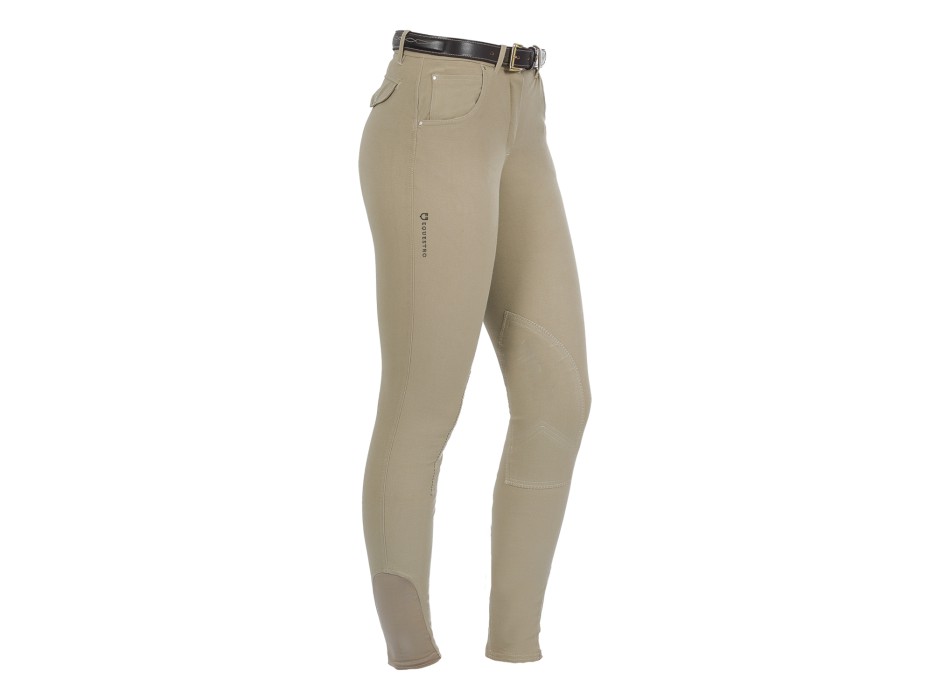 PANTALON MODÈLE COURSE FEMME EN COTON STRETCH