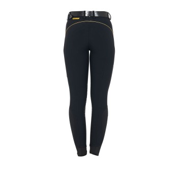 PANTALON FEMME COUPE SLIM AVEC POIGNEE AUX GENOUX