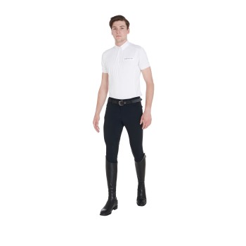 PANTALON D'ÉTÉ HOMME COUPE SLIM EN TISSU TECHNIQUE BI-ÉLASTIQUE