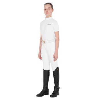 POLO DE COMPÉTITION FILLE EN TISSU TECHNIQUE