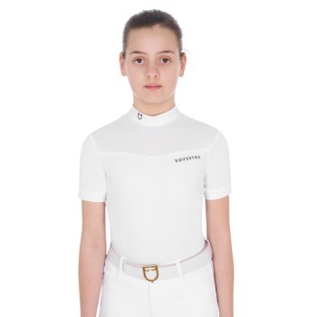 POLO DE COMPÉTITION FILLE EN TISSU TECHNIQUE