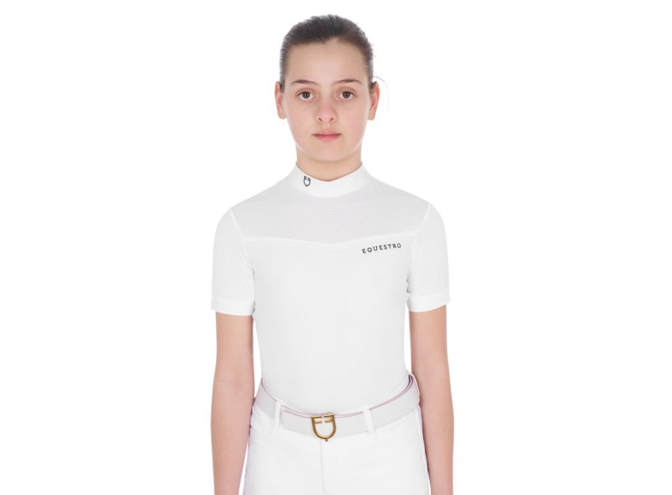 POLO DE COMPÉTITION FILLE EN TISSU TECHNIQUE