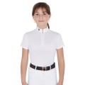 POLO DE COMPÉTITION COUPE SLIM POUR FILLE AVEC ZIP