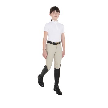 POLO DE COMPÉTITION RESPIRANT SLIM FIT POUR FILLE