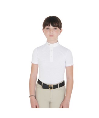 POLO DE COMPÉTITION RESPIRANT SLIM FIT POUR FILLE