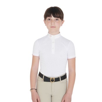 POLO DE COMPÉTITION RESPIRANT SLIM FIT POUR FILLE