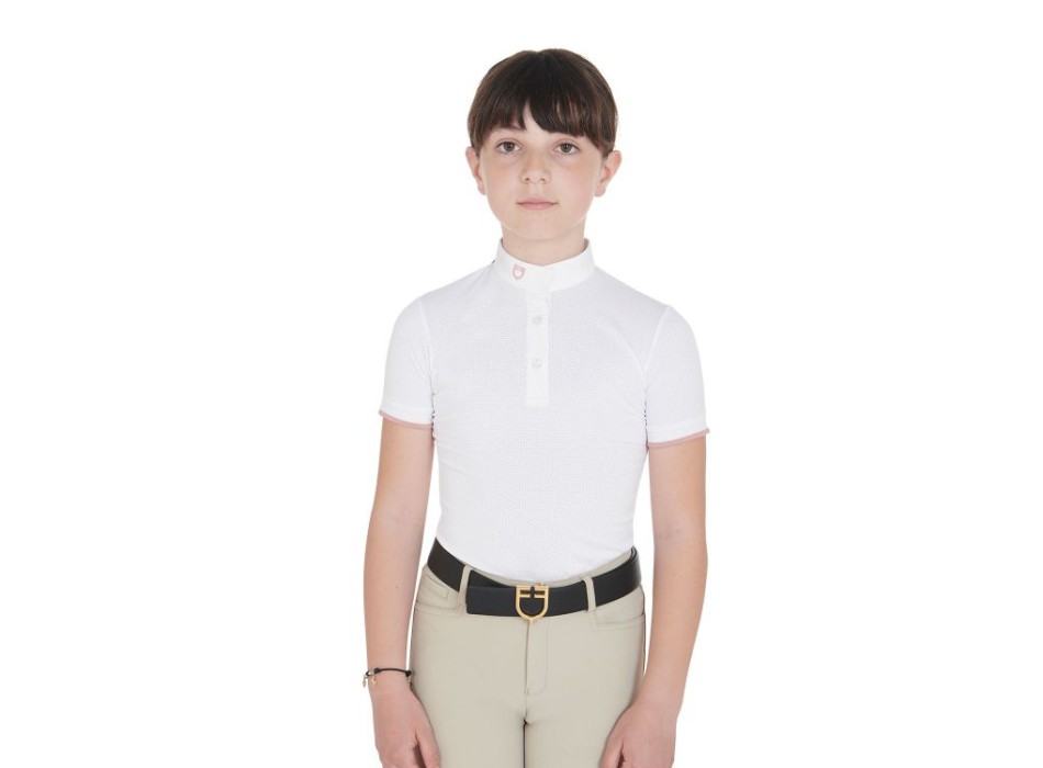 POLO DE COMPÉTITION RESPIRANT SLIM FIT POUR FILLE