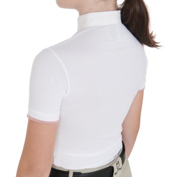 POLO DE COMPÉTITION RESPIRANT SLIM FIT POUR FILLE