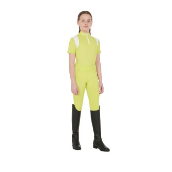 POLO D'ENTRAÎNEMENT ZIPPÉ FILLE COUPE SLIM