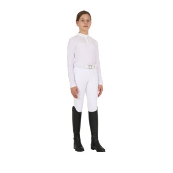 POLO DE COMPÉTITION FILLE SLIM FIT AVEC STRASS