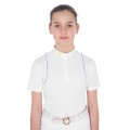 POLO DE COMPÉTITION FILLE SLIM FIT AVEC BOUTONS