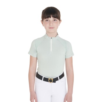 POLO D'ENTRAÎNEMENT POUR ENFANTS COUPE SLIM EN TISSU TECHNIQUE