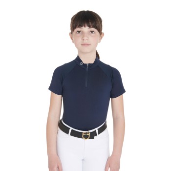 POLO D'ENTRAÎNEMENT POUR ENFANTS COUPE SLIM EN TISSU TECHNIQUE