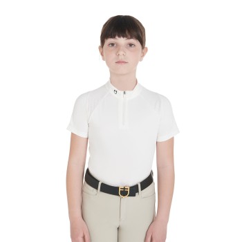 POLO D'ENTRAÎNEMENT POUR ENFANTS COUPE SLIM EN TISSU TECHNIQUE