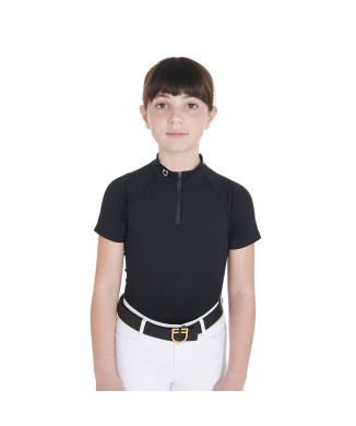 POLO D'ENTRAÎNEMENT POUR ENFANTS COUPE SLIM EN TISSU TECHNIQUE