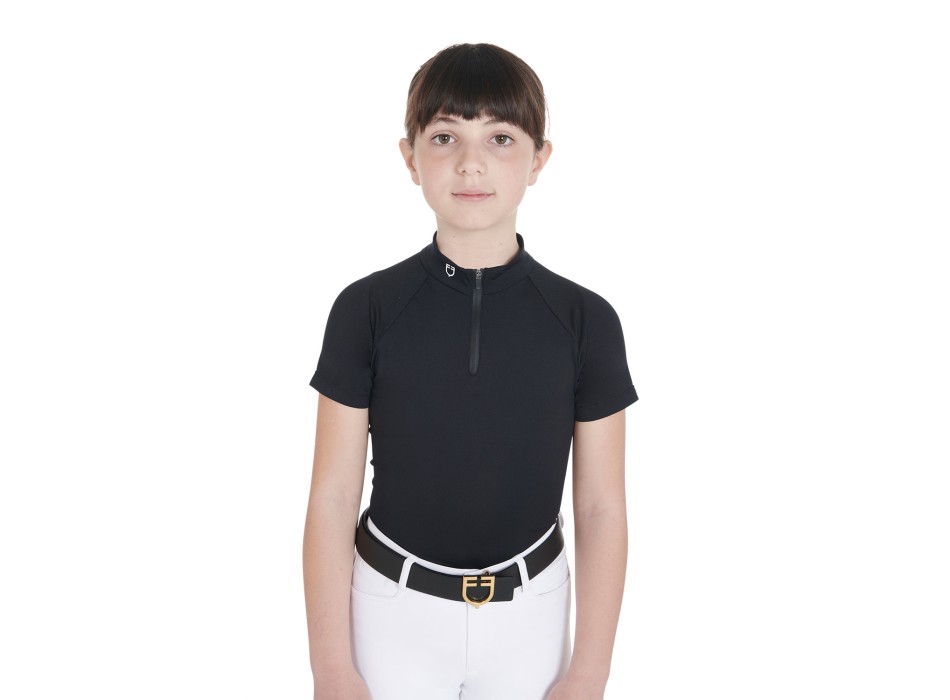 POLO D'ENTRAÎNEMENT POUR ENFANTS COUPE SLIM EN TISSU TECHNIQUE