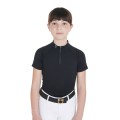 POLO D'ENTRAÎNEMENT POUR ENFANTS COUPE SLIM EN TISSU TECHNIQUE