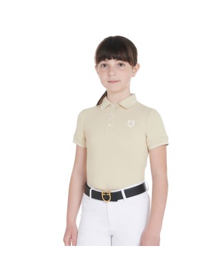 POLO ENFANT COUPE SLIM EN TISSU TECHNIQUE ANTIBACTÉRIEN