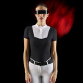 Polo de compétition femme Equestro Ridertechnology manches courtes