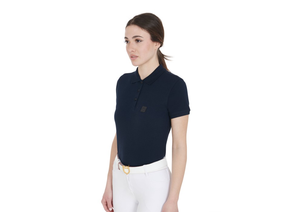 POLO FEMME COUPE SLIM EN TISSU STRETCH PREMIUM