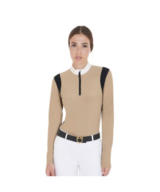 POLO FEMME COUPE SLIM EN TISSU TECHNIQUE