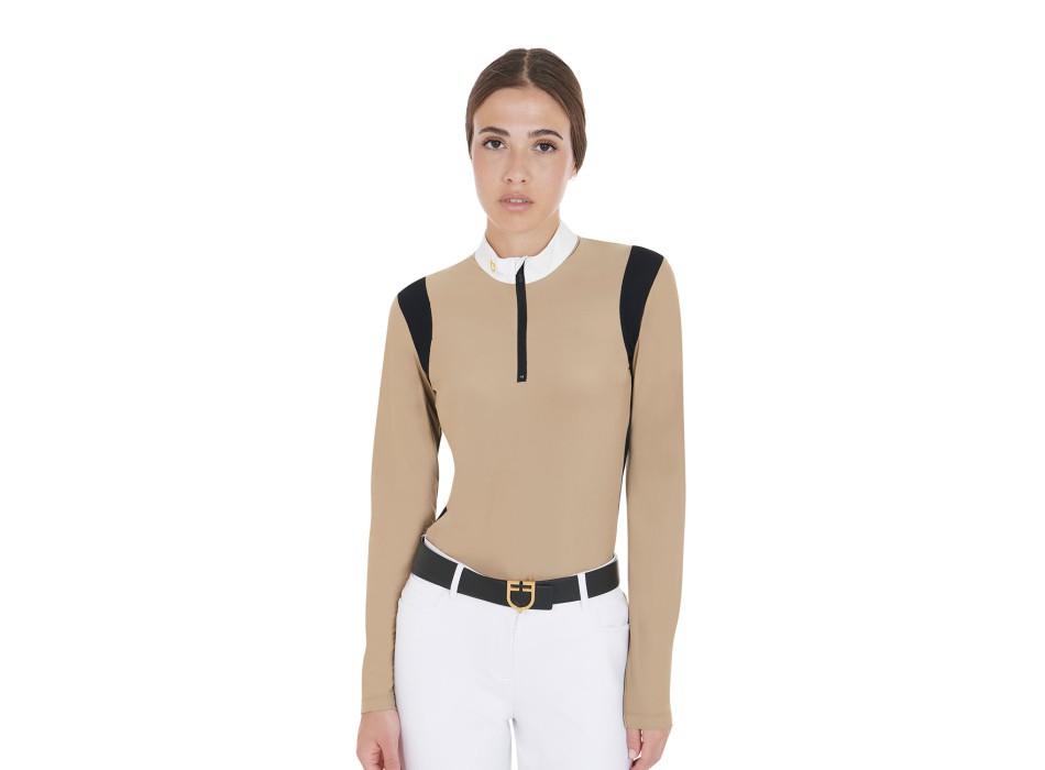 POLO FEMME COUPE SLIM EN TISSU TECHNIQUE