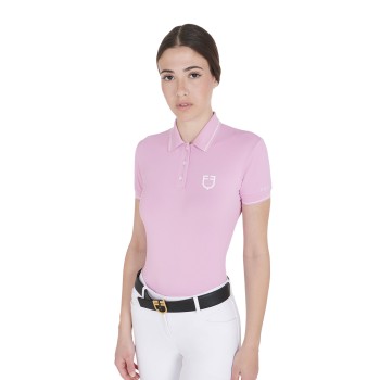 POLO FEMME COUPE SLIM EN TISSU RESPIRANT